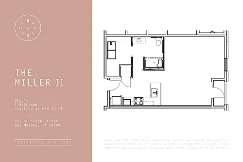Floor plan Miller II
