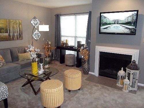 Beautiful Living Area with Fireplace