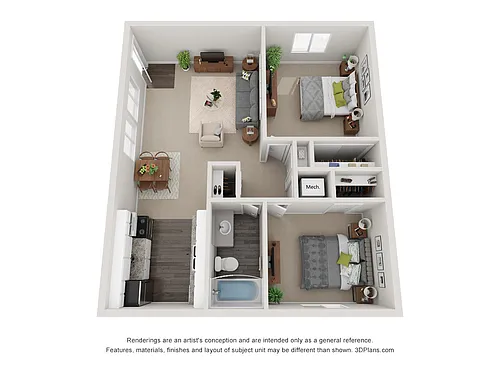 Floor plan 2x1a-ch