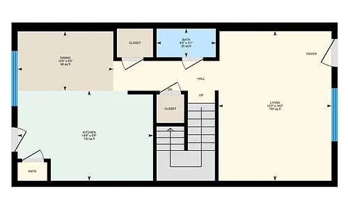 Floor plan Townhouse