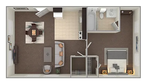 Floor plan 1 Bed