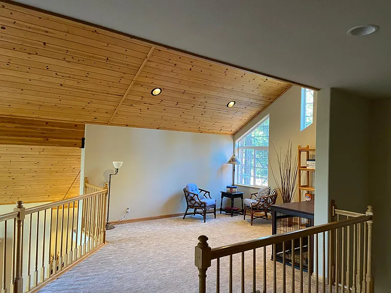 Lofty with ping pong table folded