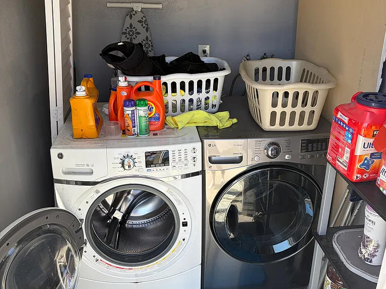 Outside Washer Dryer room