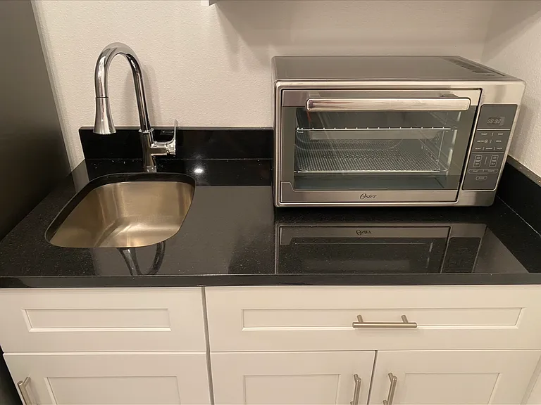 Includes new toaster oven if needed