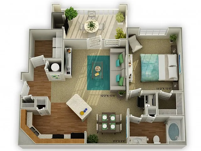 Floor plan Oakwood