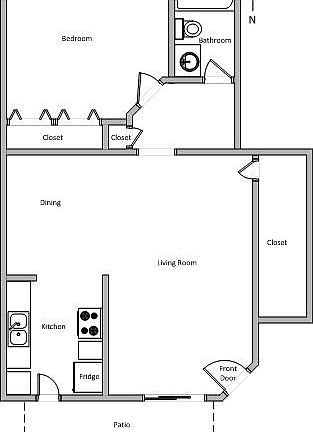 4th image of 1423 S Saltair Ave APT 3