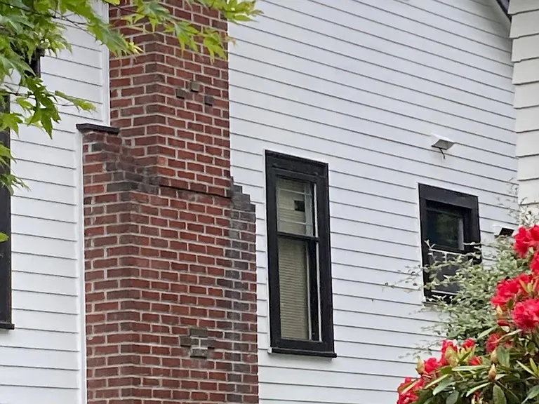 south side of house-new windows in basement spring 2020