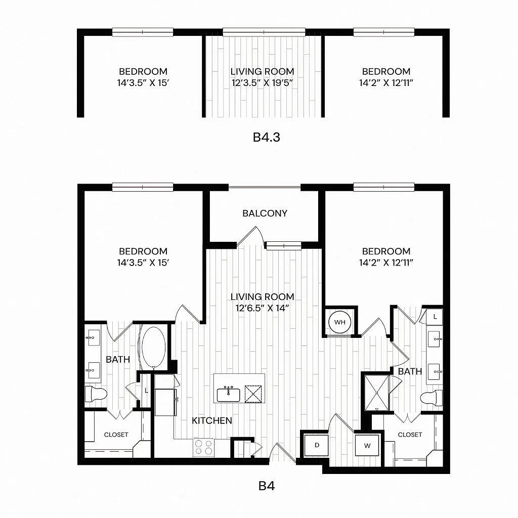 Floor plan B4