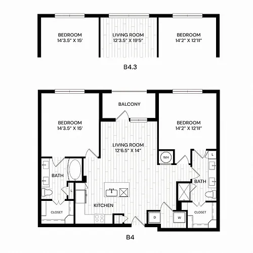 Floor plan B4