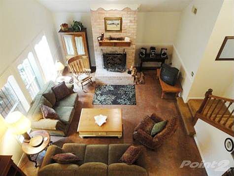 View of living room from game room!