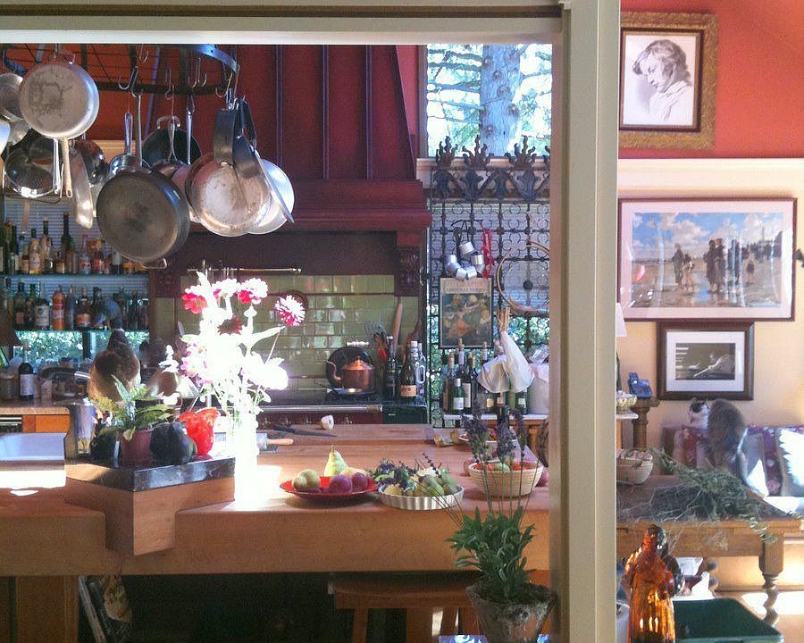 Vaulted Kitchen with French Range