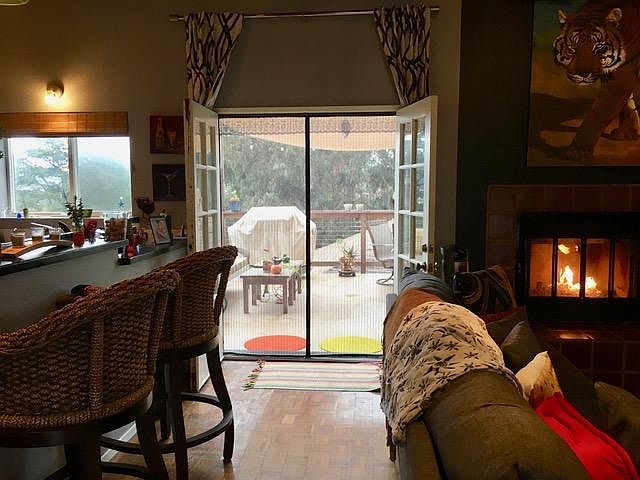 The patio is almost a second room, right off the unit.