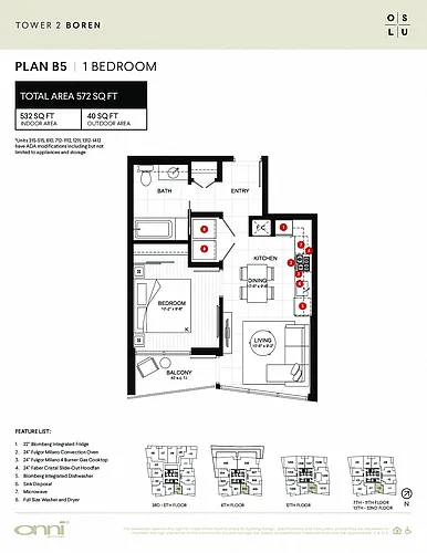 Floor plan Boren B5