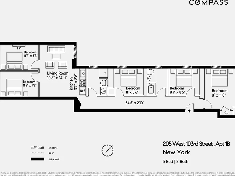 205 W 103rd St #1B — Photo 8