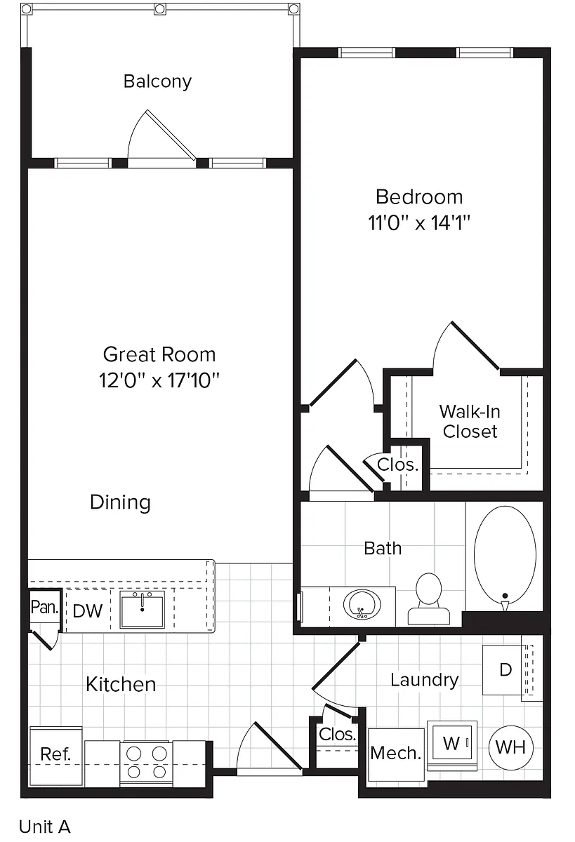 Floor plan FC br1aa1