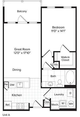 Floor plan FC br1aa1