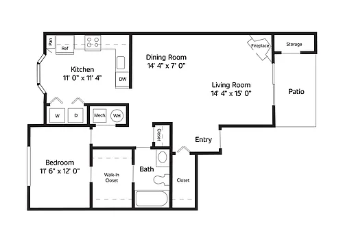Floor plan The Aspen