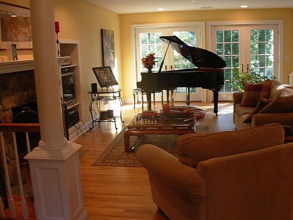 French Doors, Fireplace, Hardwood Floors