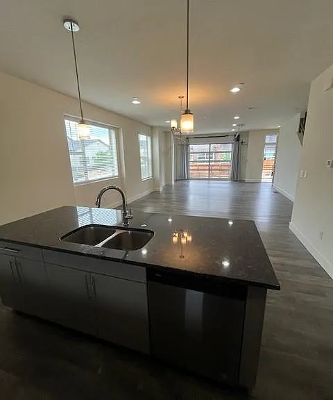 View from kitchen island