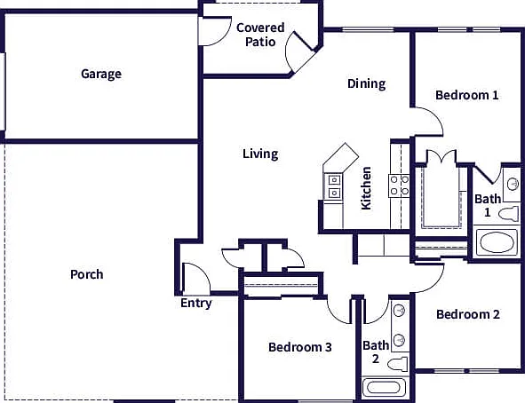 Hollow Creek Apartments — Photo 20