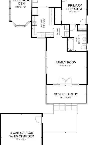 Detailed floorplan