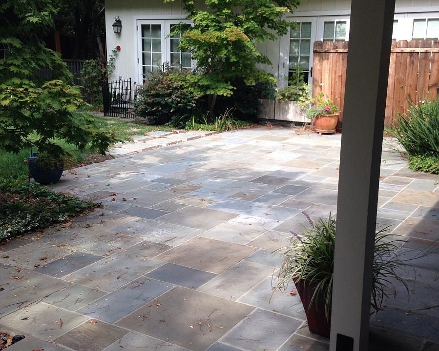 Large yard and patio