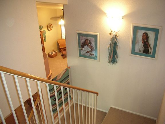 View down stairs