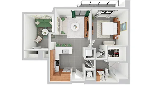 Floor plan A12 + DEN