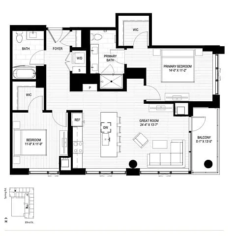 Floor plan D2