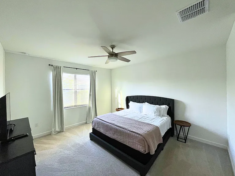 Master with King Bed and two closets