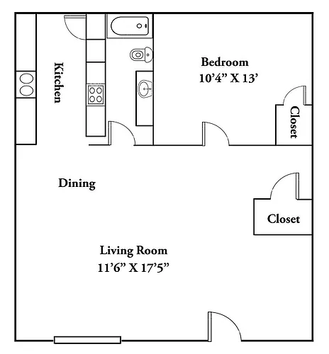 Floor plan The Lily