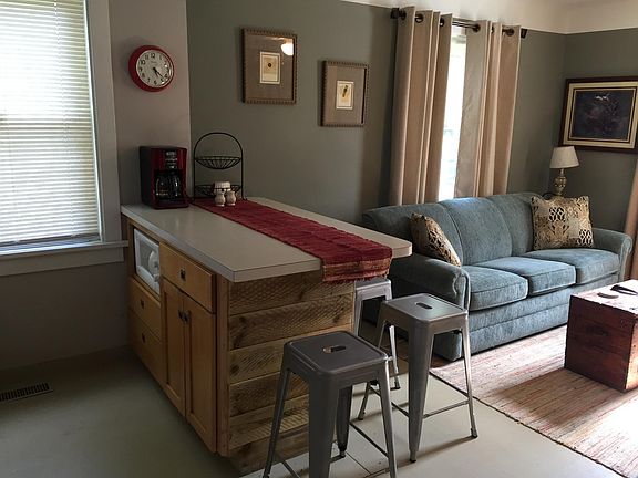 Living space and eating area.