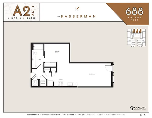 Floor plan A2 ALT 1