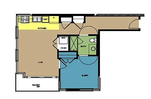 Floor plan Old Stone Row OS A8