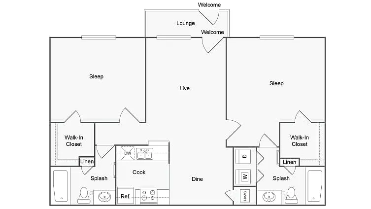 Floor plan Church Rent Control VLI