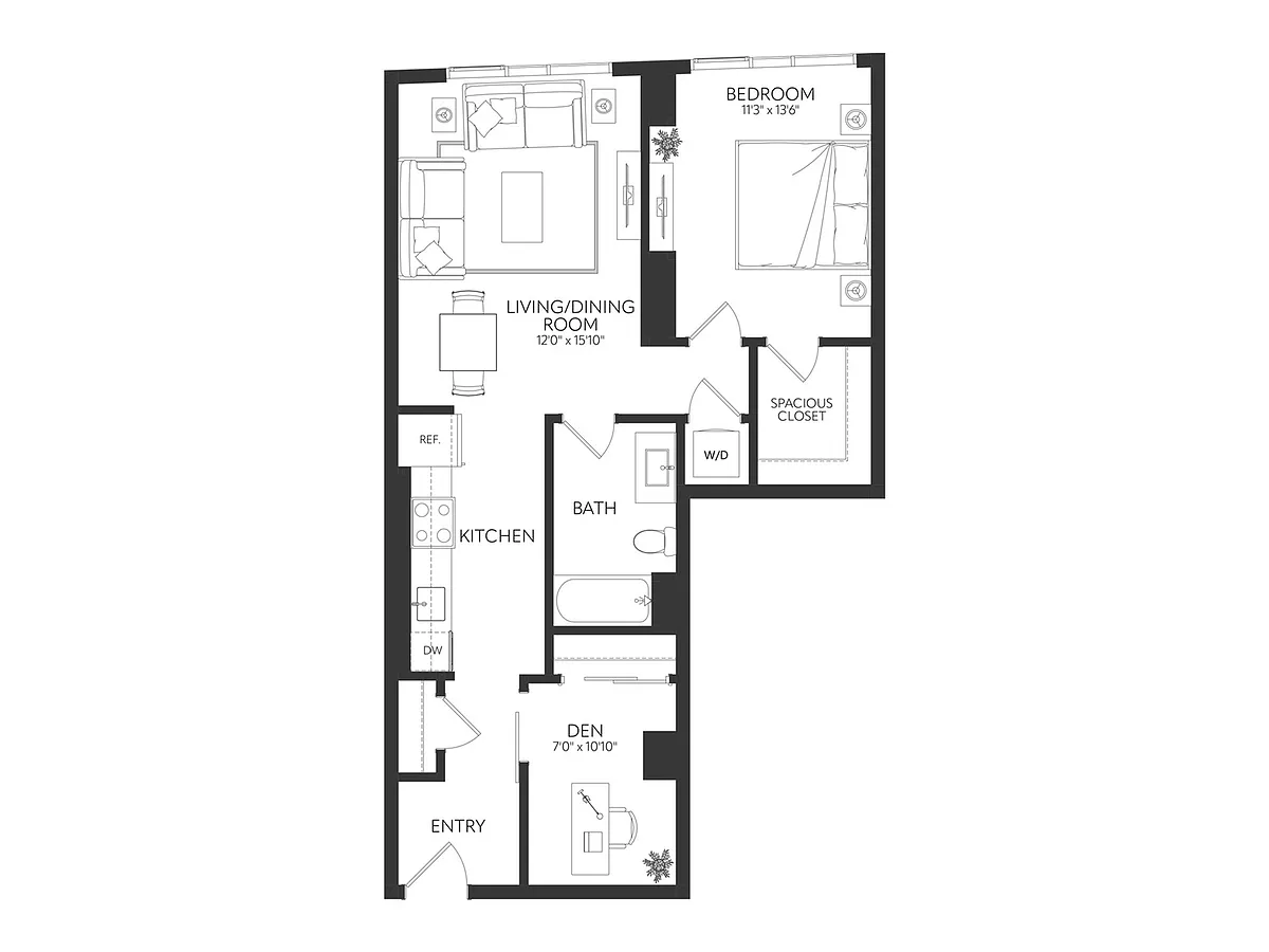 Floor plan A19D