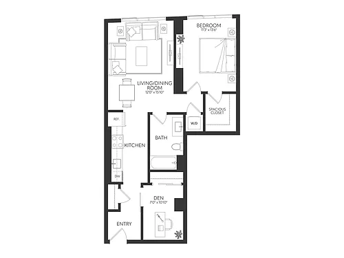 Floor plan A19D