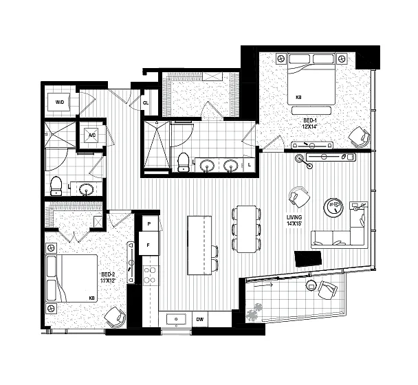 Floor plan B13