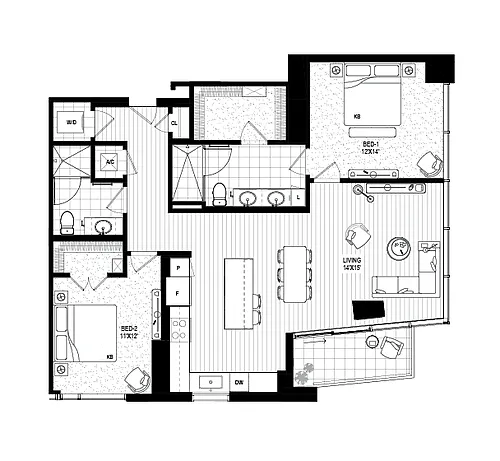 Floor plan B13