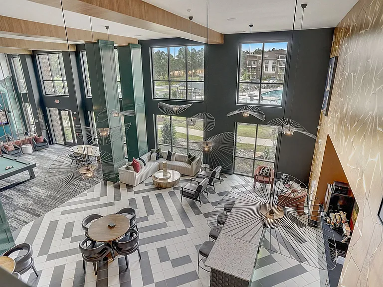 Clubhouse with Lounging Areas