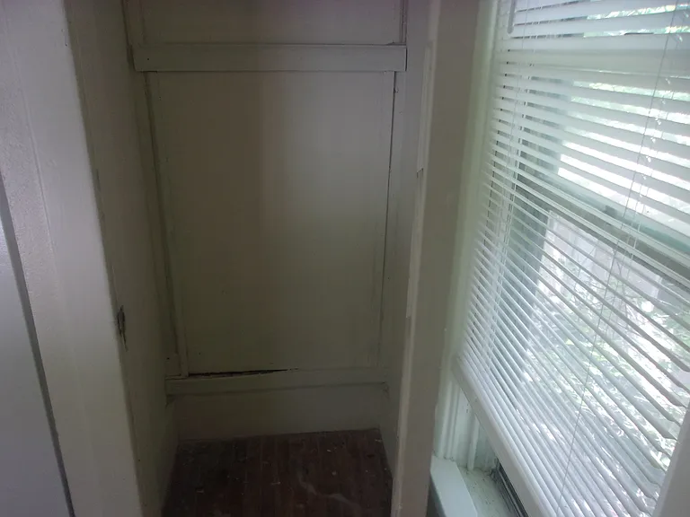 View of storage closet