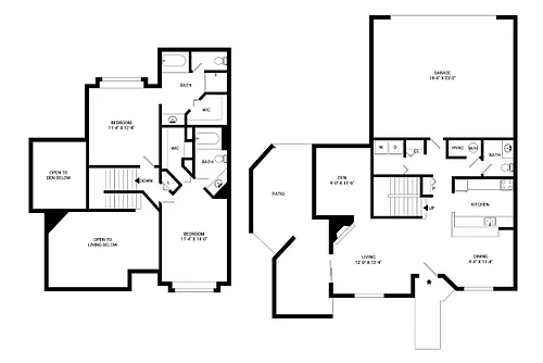 Floor plan Pyramid Townhome