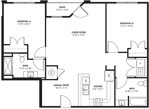 Floor plan The Hickory