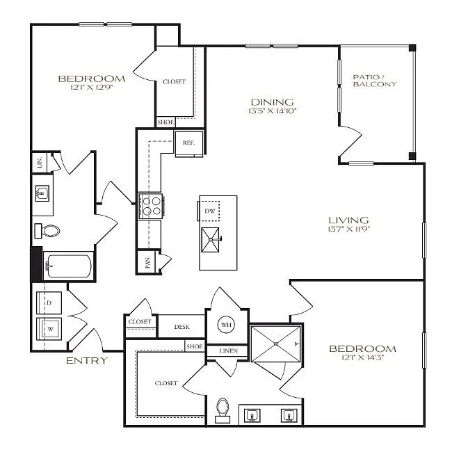 Floor plan B2