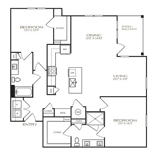 Floor plan B2