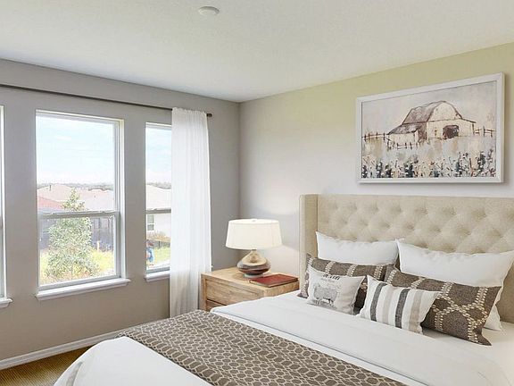 Virtually Staged Master Bed