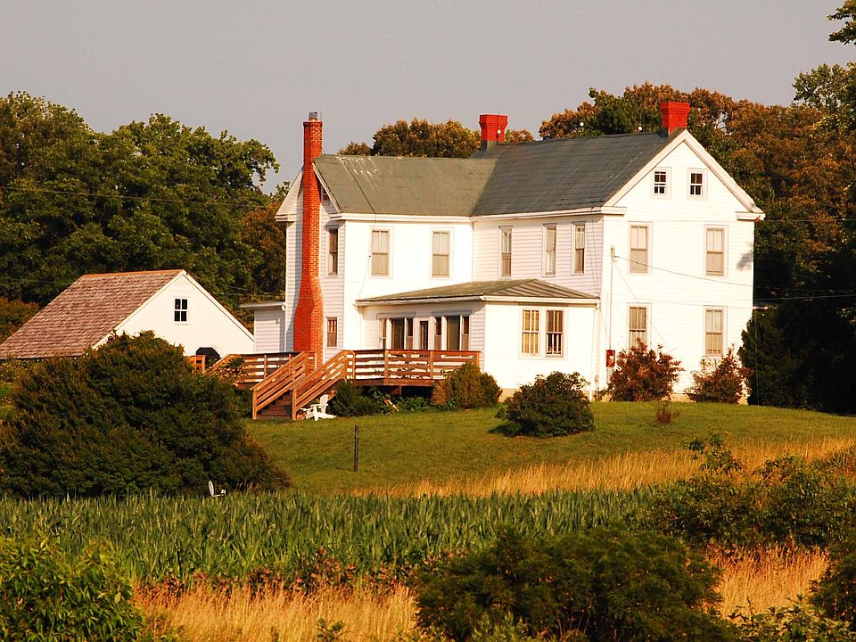 back of house & garage