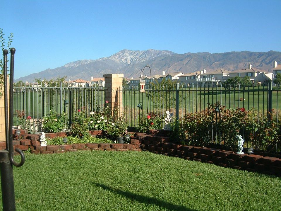 Mountain and golf course view