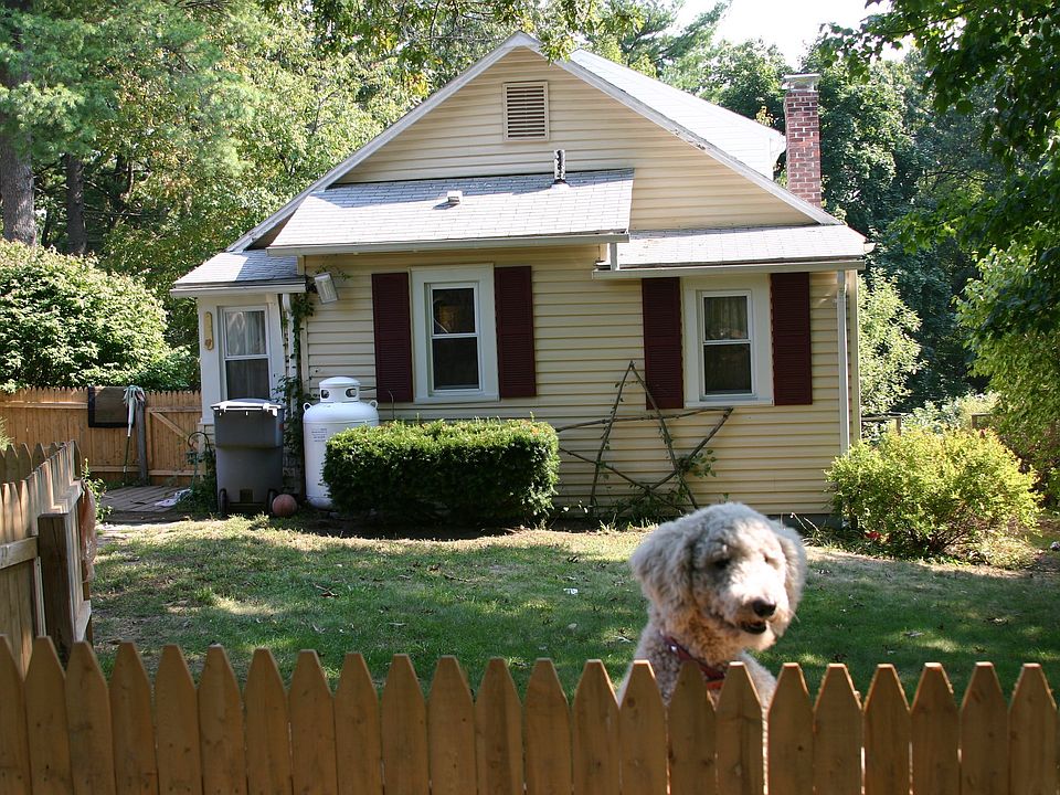 Back (Pine Hill Rd.) side of the house.