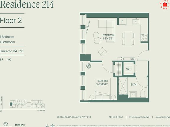 2nd image of 955 Sterling Pl #114
